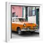 Cuba Fuerte Collection SQ - Classic Orange Car-Philippe Hugonnard-Framed Photographic Print