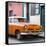 Cuba Fuerte Collection SQ - Classic Orange Car-Philippe Hugonnard-Framed Stretched Canvas