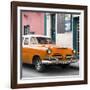 Cuba Fuerte Collection SQ - Classic Orange Car-Philippe Hugonnard-Framed Photographic Print