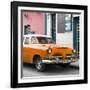 Cuba Fuerte Collection SQ - Classic Orange Car-Philippe Hugonnard-Framed Photographic Print