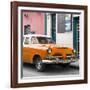 Cuba Fuerte Collection SQ - Classic Orange Car-Philippe Hugonnard-Framed Photographic Print