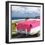 Cuba Fuerte Collection SQ - Classic Pink Car Cabriolet-Philippe Hugonnard-Framed Photographic Print