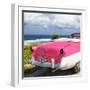 Cuba Fuerte Collection SQ - Classic Pink Car Cabriolet-Philippe Hugonnard-Framed Photographic Print