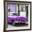 Cuba Fuerte Collection SQ - Classic Purple Car-Philippe Hugonnard-Framed Photographic Print