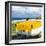 Cuba Fuerte Collection SQ - Classic Yellow Car Cabriolet-Philippe Hugonnard-Framed Photographic Print