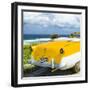 Cuba Fuerte Collection SQ - Classic Yellow Car Cabriolet-Philippe Hugonnard-Framed Photographic Print