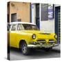 Cuba Fuerte Collection SQ - Classic Yellow Car-Philippe Hugonnard-Stretched Canvas