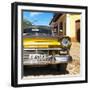 Cuba Fuerte Collection SQ - Close-up of American Classic Golden Car II-Philippe Hugonnard-Framed Photographic Print