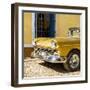 Cuba Fuerte Collection SQ - Close-up of American Classic Golden Car-Philippe Hugonnard-Framed Photographic Print