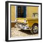 Cuba Fuerte Collection SQ - Close-up of American Classic Golden Car-Philippe Hugonnard-Framed Photographic Print