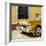 Cuba Fuerte Collection SQ - Close-up of American Classic Golden Car-Philippe Hugonnard-Framed Photographic Print