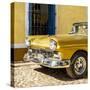 Cuba Fuerte Collection SQ - Close-up of American Classic Golden Car-Philippe Hugonnard-Stretched Canvas