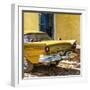 Cuba Fuerte Collection SQ - Close-up of Classic Golden Car-Philippe Hugonnard-Framed Photographic Print