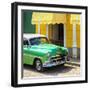 Cuba Fuerte Collection SQ - Close-up of Cuban Green Taxi-Philippe Hugonnard-Framed Photographic Print