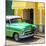 Cuba Fuerte Collection SQ - Close-up of Cuban Green Taxi-Philippe Hugonnard-Mounted Photographic Print