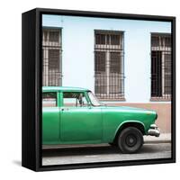 Cuba Fuerte Collection SQ - Close-up of Green Car-Philippe Hugonnard-Framed Stretched Canvas