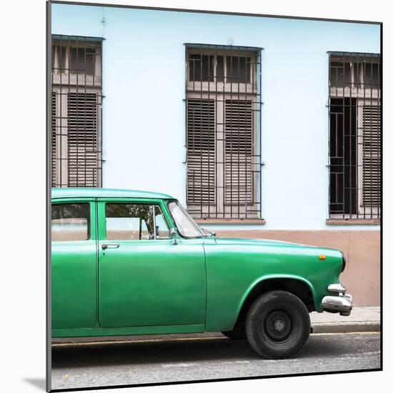 Cuba Fuerte Collection SQ - Close-up of Green Car-Philippe Hugonnard-Mounted Photographic Print