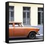 Cuba Fuerte Collection SQ - Close-up of Orange Car-Philippe Hugonnard-Framed Stretched Canvas