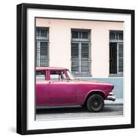 Cuba Fuerte Collection SQ - Close-up of Pink Car-Philippe Hugonnard-Framed Photographic Print