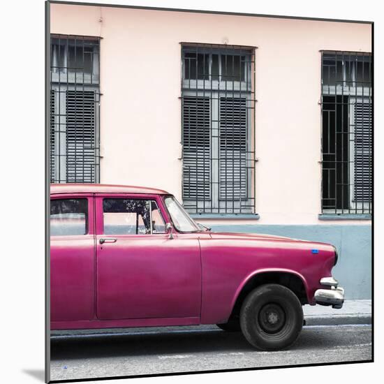 Cuba Fuerte Collection SQ - Close-up of Pink Car-Philippe Hugonnard-Mounted Photographic Print