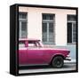 Cuba Fuerte Collection SQ - Close-up of Pink Car-Philippe Hugonnard-Framed Stretched Canvas