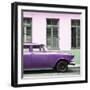 Cuba Fuerte Collection SQ - Close-up of Purple Car-Philippe Hugonnard-Framed Photographic Print