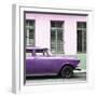 Cuba Fuerte Collection SQ - Close-up of Purple Car-Philippe Hugonnard-Framed Photographic Print