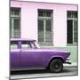 Cuba Fuerte Collection SQ - Close-up of Purple Car-Philippe Hugonnard-Mounted Photographic Print