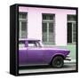 Cuba Fuerte Collection SQ - Close-up of Purple Car-Philippe Hugonnard-Framed Stretched Canvas