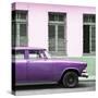 Cuba Fuerte Collection SQ - Close-up of Purple Car-Philippe Hugonnard-Stretched Canvas