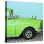 Cuba Fuerte Collection SQ - Close-up of Retro Green Car-Philippe Hugonnard-Stretched Canvas