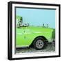 Cuba Fuerte Collection SQ - Close-up of Retro Green Car-Philippe Hugonnard-Framed Photographic Print