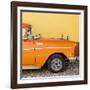 Cuba Fuerte Collection SQ - Close-up of Retro Orange Car-Philippe Hugonnard-Framed Photographic Print