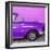 Cuba Fuerte Collection SQ - Close-up of Retro Purple Car-Philippe Hugonnard-Framed Photographic Print