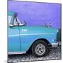 Cuba Fuerte Collection SQ - Close-up of Retro Turquoise Car-Philippe Hugonnard-Mounted Photographic Print