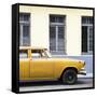 Cuba Fuerte Collection SQ - Close-up of Yellow Car-Philippe Hugonnard-Framed Stretched Canvas