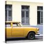 Cuba Fuerte Collection SQ - Close-up of Yellow Car-Philippe Hugonnard-Stretched Canvas