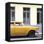 Cuba Fuerte Collection SQ - Close-up of Yellow Car-Philippe Hugonnard-Framed Stretched Canvas