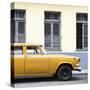 Cuba Fuerte Collection SQ - Close-up of Yellow Car-Philippe Hugonnard-Stretched Canvas