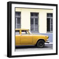 Cuba Fuerte Collection SQ - Close-up of Yellow Car-Philippe Hugonnard-Framed Photographic Print