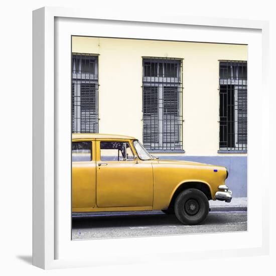 Cuba Fuerte Collection SQ - Close-up of Yellow Car-Philippe Hugonnard-Framed Photographic Print