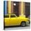 Cuba Fuerte Collection SQ - Close-up of Yellow Taxi of Havana-Philippe Hugonnard-Stretched Canvas