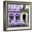 Cuba Fuerte Collection SQ - Colorful Architecture and Mauve Classic Car-Philippe Hugonnard-Framed Photographic Print