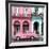 Cuba Fuerte Collection SQ - Colorful Architecture and Pink Classic Car-Philippe Hugonnard-Framed Photographic Print