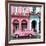 Cuba Fuerte Collection SQ - Colorful Architecture and Pink Classic Car-Philippe Hugonnard-Framed Photographic Print