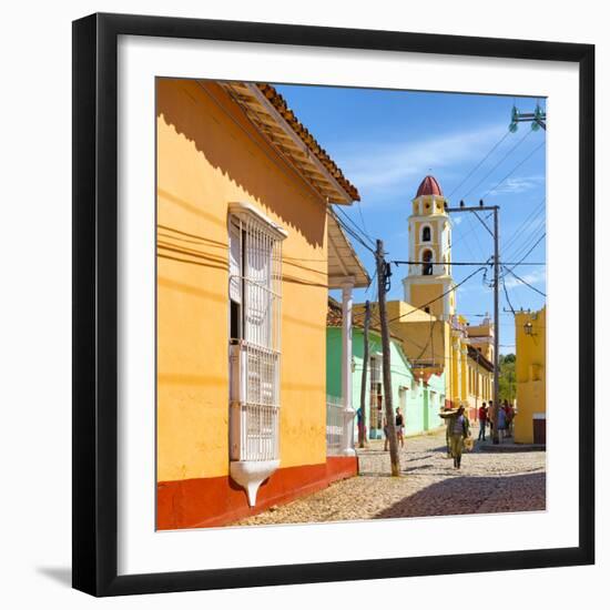 Cuba Fuerte Collection SQ - Colorful Architecture Trinidad II-Philippe Hugonnard-Framed Photographic Print
