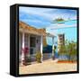 Cuba Fuerte Collection SQ - Colorful Architecture Trinidad III-Philippe Hugonnard-Framed Stretched Canvas