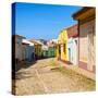 Cuba Fuerte Collection SQ - Colorful Architecture Trinidad IV-Philippe Hugonnard-Stretched Canvas