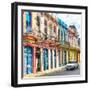 Cuba Fuerte Collection SQ - Colorful Facades in Havana-Philippe Hugonnard-Framed Photographic Print