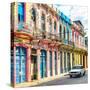 Cuba Fuerte Collection SQ - Colorful Facades in Havana-Philippe Hugonnard-Stretched Canvas